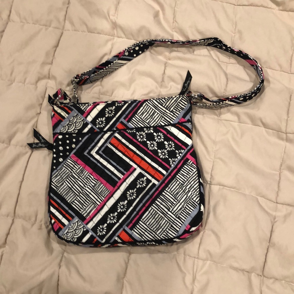 Vera Bradley double zip hipster purse